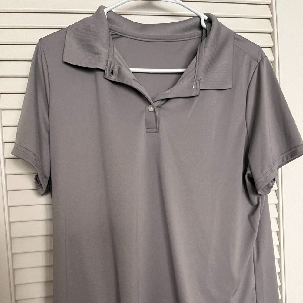 Hanes Grey Polo